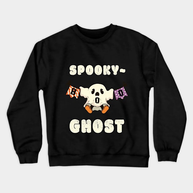 Spooky boo ghost Crewneck Sweatshirt by Giraroad